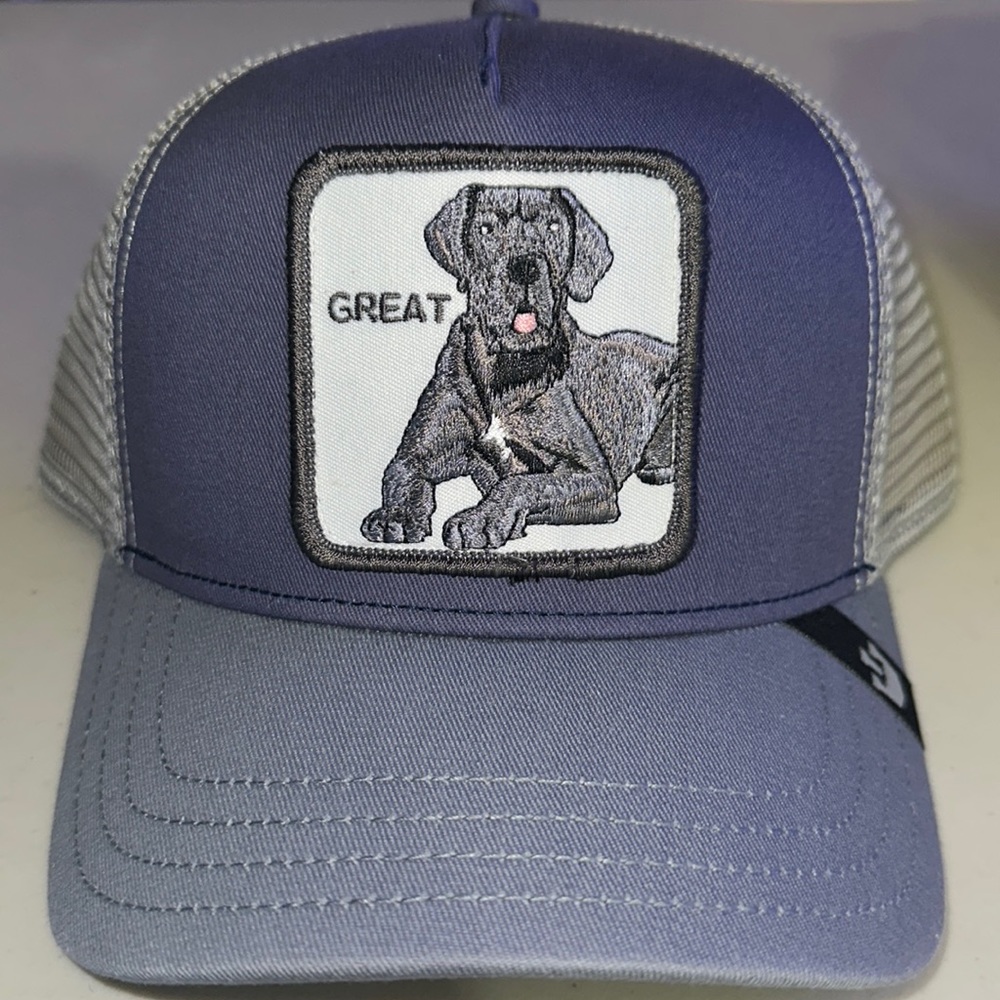 Goorin Bros Hat Animal Farm Dog “GREAT” Trucker Hat SnapBack Baseball Cap